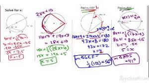 If a trapezoid is inscribed in a circle, what must be true about the trapezoid? 11 3 Intercepted Arcs Geometry