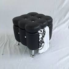 Yellow accent stools benches dining benches entryway benches folding stools footstools glider ottomans ottomans poufs sleeper. Black Vanity Stools Benches For Sale In Stock Ebay