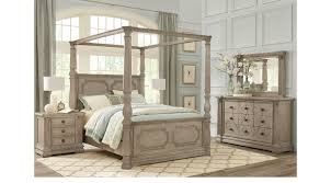 Consider repurposing it into this beautiful, rustic canopy over your bed. Havencrest Gray 7 Pc Queen Canopy Bedroom Traditional