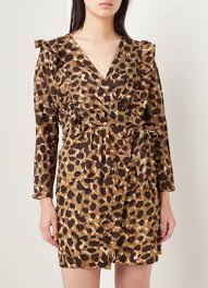 Livraison gratuite à partir de 30 € d´achat et retours gratuits. Mango Robe Courte Covita A Imprime Leopard Et Volants Promos 30 De Bijenkorf