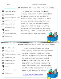 Proofreading And Editing Worksheets Language Arts Worksheets Proofreader Editing Marks