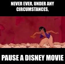 Giselle's outfits are stunning and suitably give off that magical fairy tale vibe. Never Pause A Disney Movie Funny Disney Jokes Funny Disney Pictures Disney Funny