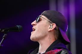 Festival-goer Ewan Todd Cupar Redakční stock fotografie