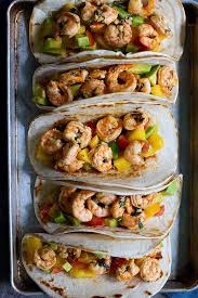 The nice thing about this recipe is that it comes together in 30. Spicy Shrimp Tacos With Avocado Mango Salsa Unicorns In The Kitchen