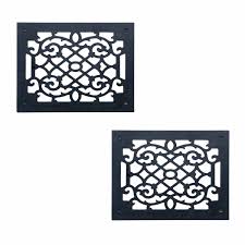 White prenished metal, streamlined design cover. Renovators Supply Registers Vents Sears