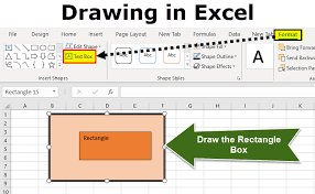 Drawing Tool In Excel How To Insert Drawing Objects