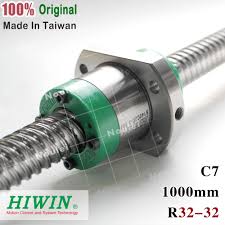 Hiwin 3232 Diametro Do Parafuso Da Esfera 1000 Milimetros C7 32mm Grande Lideranca Com Porca Para Pecas De Alta Velocidade Do Cnc Router Kit Guias Lineares Aliexpress