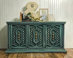 Annie Sloan Paints Florence And Graphite Combined For The Base And Arles Florence And Old White Blended For Furniture Makeover Furniture Diy House Renovations