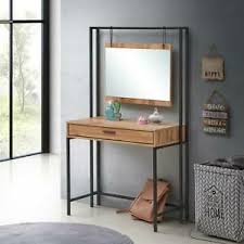 Vanities + desks for makeup storage. Zahra Urban Bedroom Dressing Vanity Makeup Table Mirror Drawer Wotan Oak Ebay