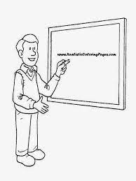 Nggak cuma kaum anak anak saja. Download Sketsa Gambar Guru Sedang Mengajar Sketsa Gambar