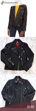 Topshop Dolly Leather Biker Moto Jacket Euc Sz 8 Moto Biker Jacket Moto Jacket Jackets