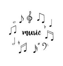 Set Of Hand Drawn Music Notes Royalty Free Vector Image Music Notes Drawing Music Notes Lettering Tutorial