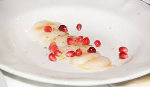 Jakobsmuschel Carpaccio Mit Granatapfelkernen Rezept