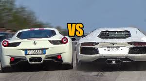 Ferrari holds a special place in our hearts, which is why our range of ferraris often exceeds 25 cars at one time. Lamborghini Aventador Vs Ferrari 458 Italia Which One Is Louder Youtube