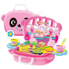 Maybe you would like to learn more about one of these? Styesk Girls Play Kitchen Set Suitcase Wayfair