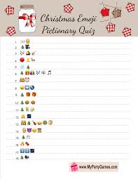 We did not find results for: Free Printable Christmas Emoji Pictionary Quiz