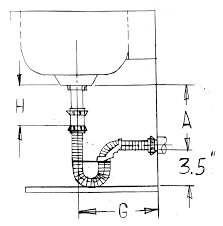 This question doesn't make sense because you will buy the ptrap and its size depends on as for the fixture outlet, the length from your sink to the beginning of the ptrap. Determine Your Size For Bathroom Sinks