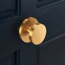 Available in branch for collection and for next day delivery. Luxury Modern Circle Solid Brass Exterior Front Door Gold Centre Door Knob 5060535170734 Ebay
