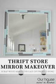 It's from lowe's and was $4.37, i needed 2. Thrift Store Find Easy Diy Wood Scrap Mirror Frame Our House Now A Home