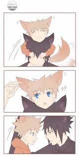 Neko Naruto X Neko Sasuke Naruto Shippuden Anime Naruto Cute Naruto Comic