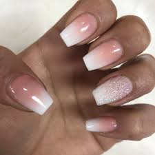 Frosty Ombre Sparkle Nails Ombre Nails Glitter Short Coffin Nails Designs Ombré pink nails are the modern way to wear a french manicure.