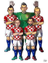 2014 World Cup Edition A Team Croatia By Sakiroo Deviantart Com On Deviantart Brazil World Cup World Cup Football Player Drawing