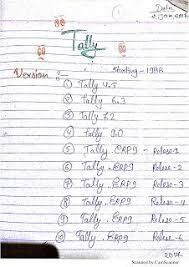 Tally Erp 9 Notes Hindi Tally Hand Written Notes In 2020 Note Writing Learn Hindi Typing Master