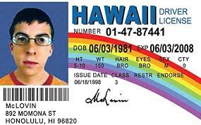 All posts must be memes and follow a general meme setup. Amazon Com Signs 4 Fun Nmlid Mclovin Id License S Driver S License Home Kitchen
