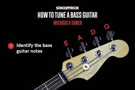 school of rock beginners guide to tuning a bass guitar