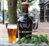 Custom Engraved Beer Growler with Ceramic Flip Top - Real German Growler -  Made in Germany * Personalized * Four Handle Choices *