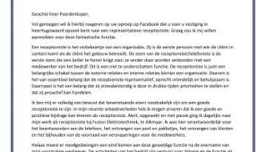 Sollicitatiebrief Helpdeskmedewerker Ict Medewerker Beheer Ict