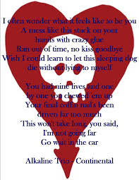 Black And White And Red All Over Alkaline Trio Alkaline Trio Continental Alkaline Trio Goodbye Wishes Alkaline Trio Lyrics