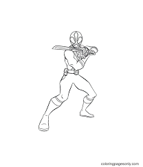 Samurai with incredible punching power. Power Rangers Samurai Coloring Pages Power Rangers Coloring Pages Coloring Pages For Kids And Adults