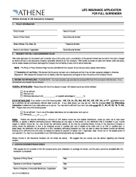 New york financial regulators on thursday fined athene life insurance co. Athene Annuity Forms Fill Out And Sign Printable Pdf Template Signnow
