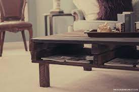 Stain your crates and allow them to dry. Diy Rustic Pallet Coffee Table Wonder Forest