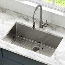 This range is manufactured from tectonite, a revolutionary composite material created by franke, who continue to blend style with functionality.it has the strength and durability of granite without the heavy weight and brittleness and is resistant to scratches, stains and heat. Kraus 30 Kitchen Sink Combo Costco