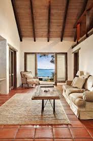 Saltillo Tile Living Room Tiles Tile Floor Living Room House Design