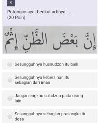 Write arabic letters online without installing arabic keyboard. Potongan Ayat Berikut Artinya Pilihan Tunggal 20 Poin Sesungguhnya Husnudzon Itu Brainly Co Id