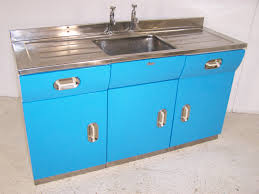 Vintage 40s Metal Alloy English Rose Kitchen Sink Unit In Blue Vintage Kitchen Sink Vintage Sofa Leather Sofa