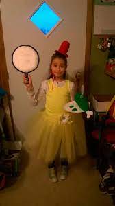 Dr Seuss Sam I Am Costume For A Girl Made This In One Night Took A Couple Hours For The Sign World Book Day Costumes Book Costumes Boys Book Day Costumes