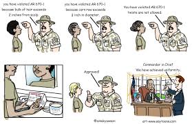In the past, female members of the u.s. Regulations Short Female Authorized Hairstyles Army Novocom Top
