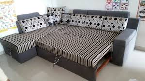 Also, there is some storage space available. L Corner Sofa Cum Bed With Storage At Rs 27500 Set Sofa Bed Id 12862327448