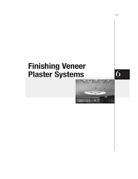 Maybe you would like to learn more about one of these? Finishing Veneer Plaster Systems