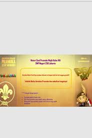 Kode kehormatan pramuka yang terdiri atas janji yang disebut… 3. Tolong Aku Kakkkkkkk Tugas Pramuka Kelas 8 Brainly Co Id