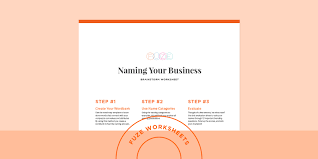 Enter some words related to your business to get started. Fuze Branding Brainstorm Worksheet Tips For Naming Your Business