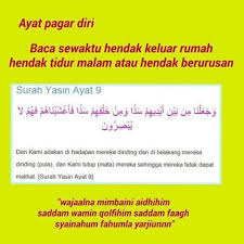 Ayat Pagar Diri Kutipan Pelajaran Hidup Kekuatan Doa Kutipan Pengetahuan