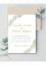 Green Watercolour Wedding Invitation Minimal Wedding Etsy Original Wedding Invitations Minimal Wedding Invitation Modern Wedding Invitation Wording