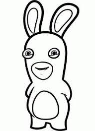 how to draw rabbids raving drawings cartoon painting baby coloring pages coloriages pour enfants de 4 ans