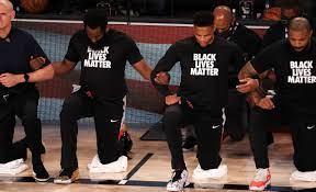 He has previously expressed support for athletes kneeling during the anthem before games to. As Nba Season Restarts All Rockets Kneel During National Anthem