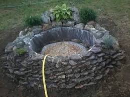 Construire Ce Bassin Avec Juste Un Pneu Bricolage Maison Etang De Jardin Jardin Aux Pneus Jardin D Eau